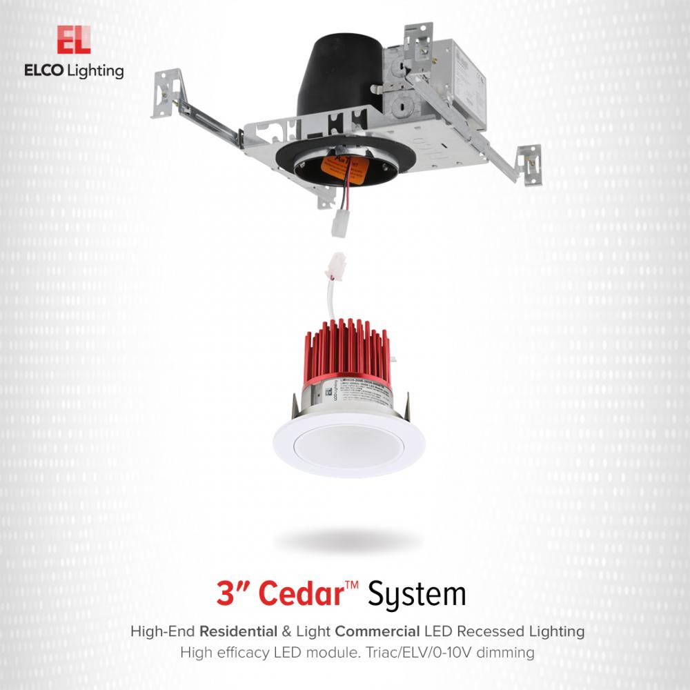 3" Non-IC Airtight Single Wall Housing with Driver