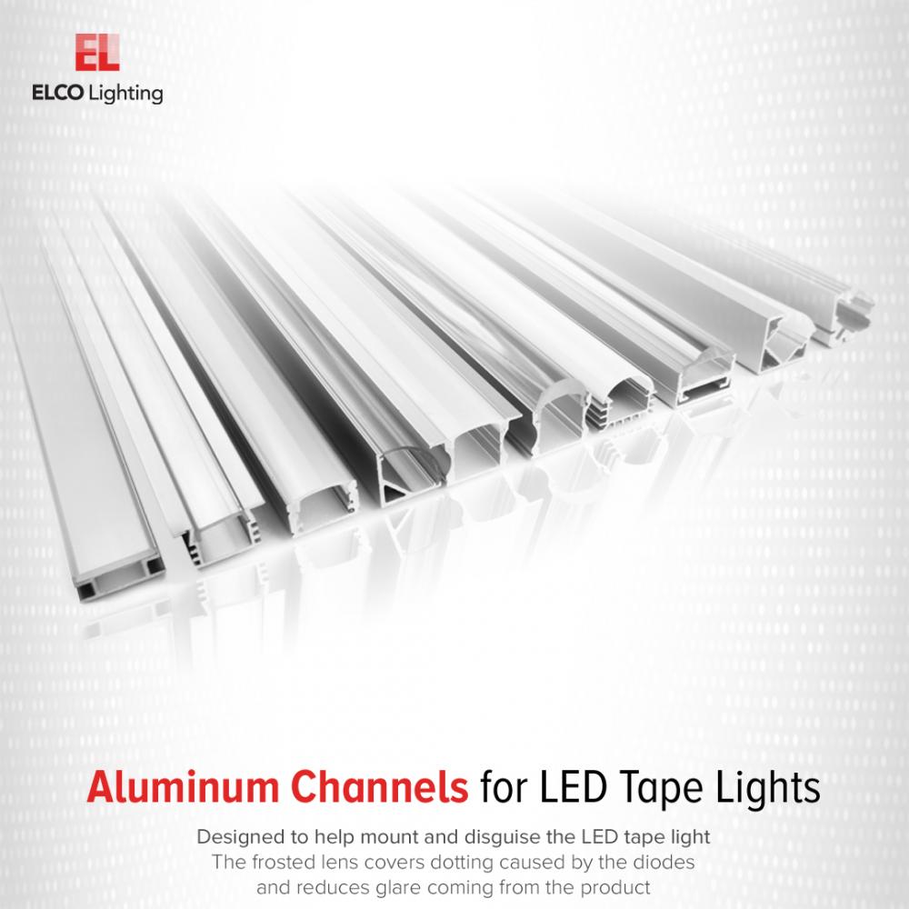 Shallow Recessed Mount Aluminum Channel 