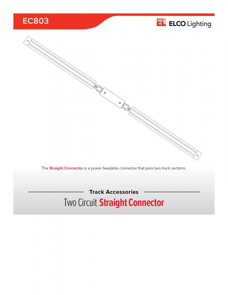 Straight Connector Track Accessory 