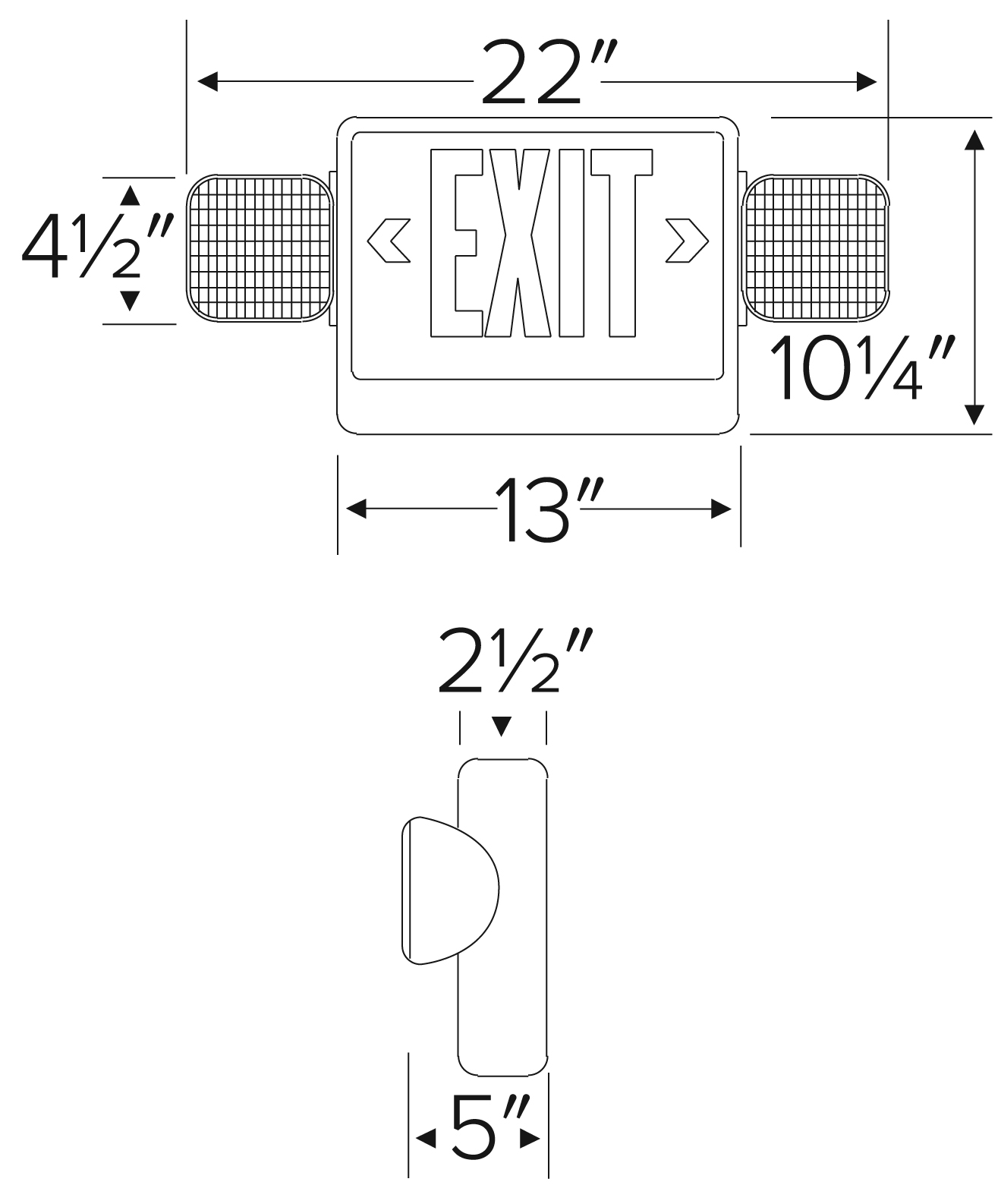 exit signs series wiring diagram