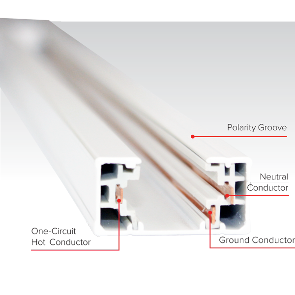 Elco Lighting EP850BZ Cord and Plug Connector for Single Circuit Track, Bronze