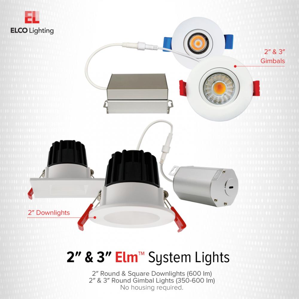 3" Ultra Slim LED Gimbal Lights (600 lm)