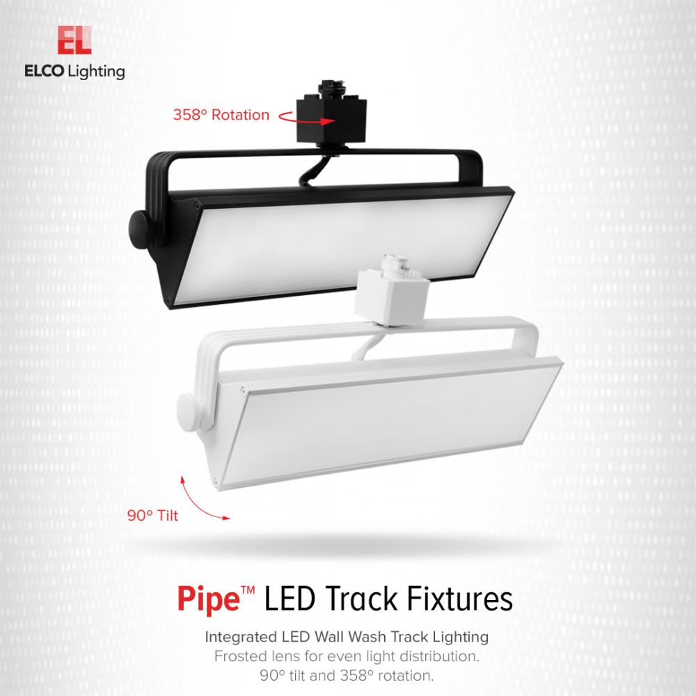 LED Pipe™ Wall Wash Track Fixture with CCT Switch