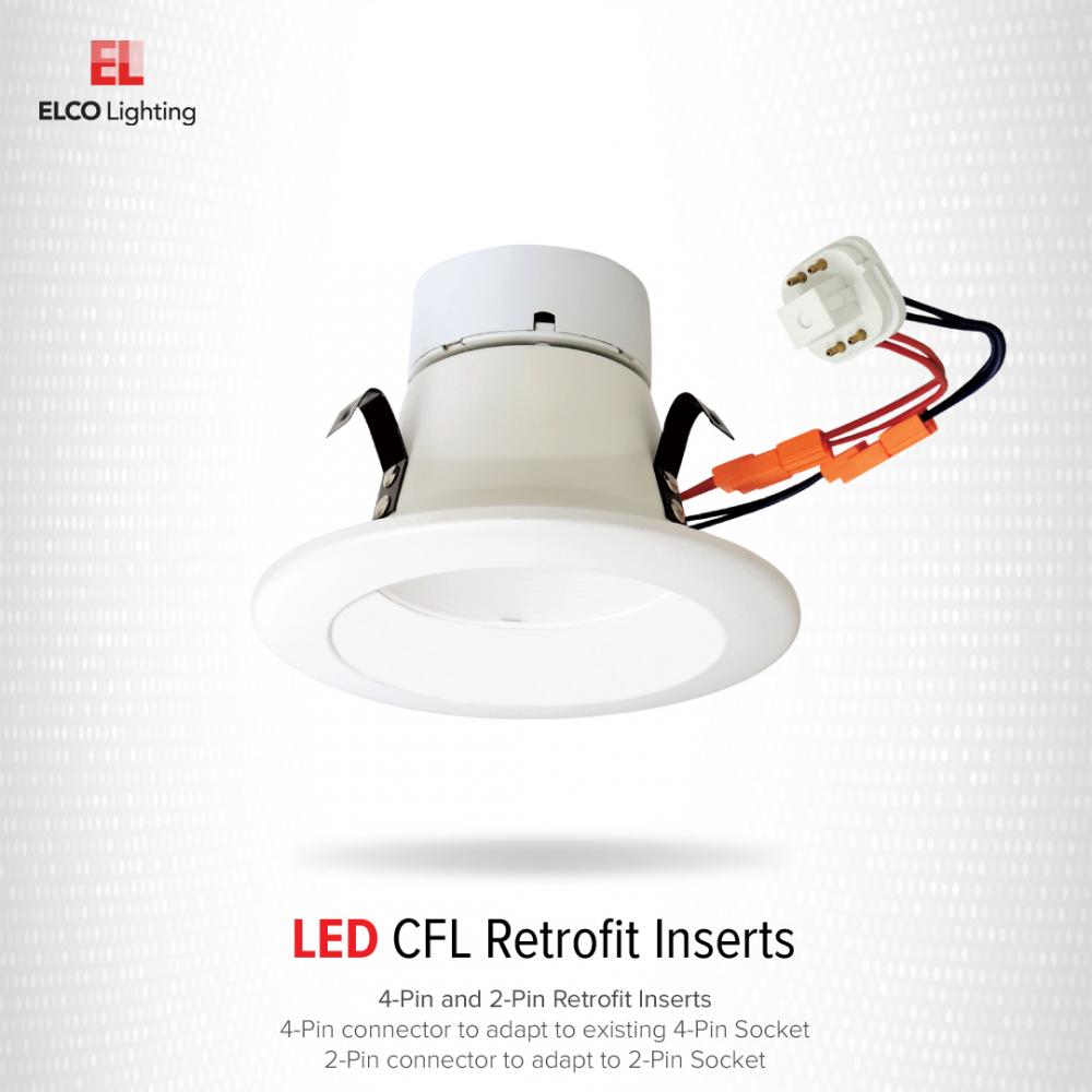 4" LED CFL Retrofit Insert