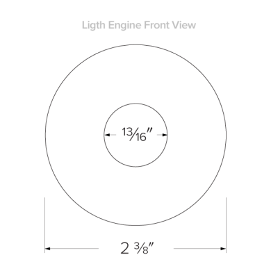 Front View Dimensions