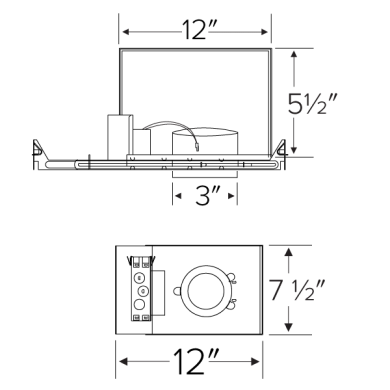 E21KT12ICA Dimensions