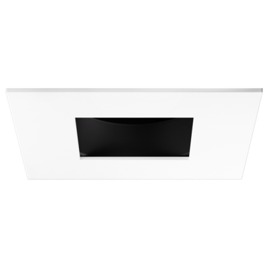 Black Reflector with White Trim