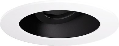 Black Reflector with White Ring