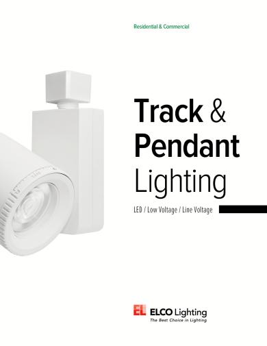 120V Line Voltage Mini Porcelain Track Fixture | ELCO Lighting
