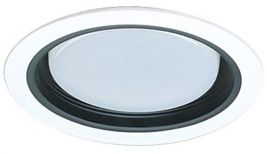 6" Baffle with Regressed Drop Opal Lens Trim