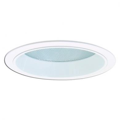 6" Reflector with Regressed Prismatic Glass Lens Trim