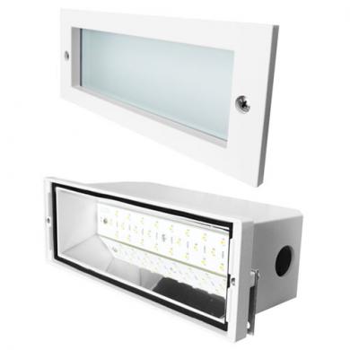 LED Brick Light with Open Faceplate